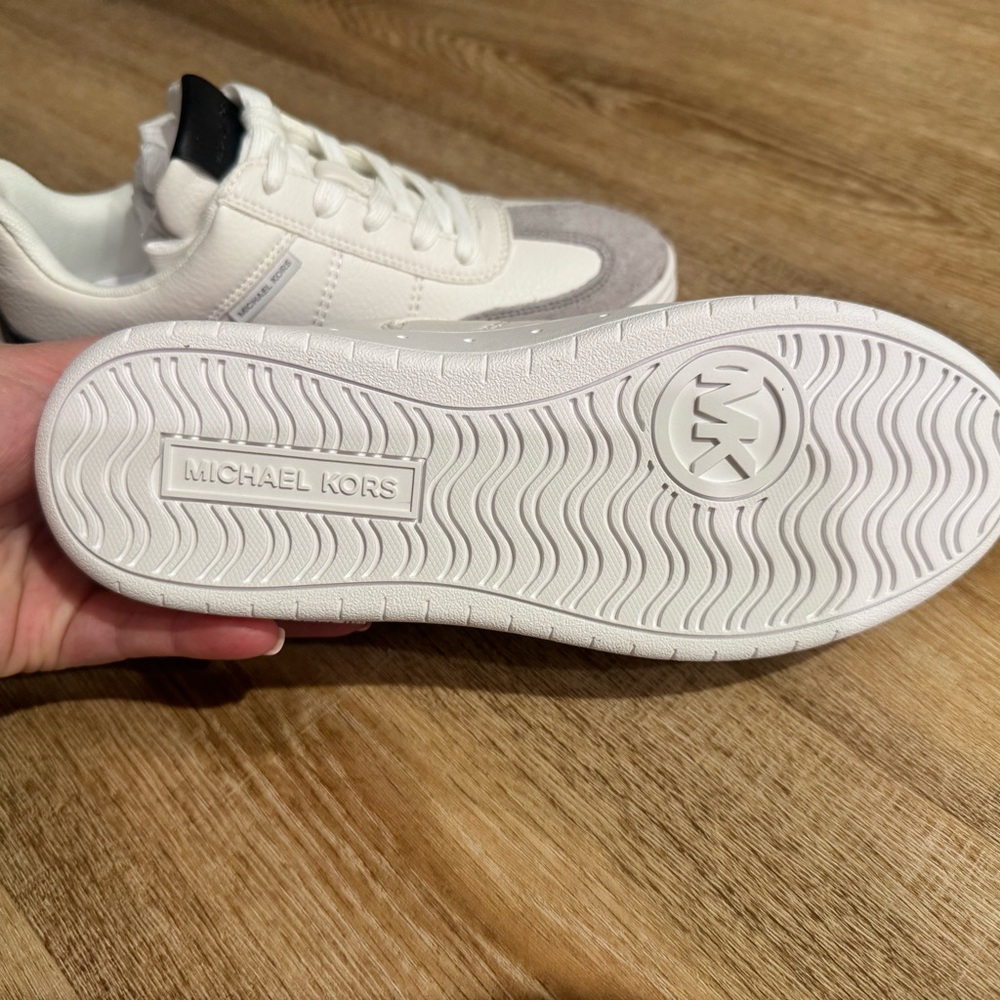 Michael Kors White and Gray Men's Sneakers - Picture 2 of 2
